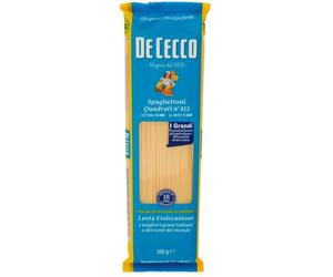 F.LLI DE CECCO SpA DE CECCO SPAGHETTI QUADRATI N413 NUOVA RICETTA 400 G