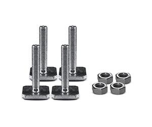 F. LLI Menabo SRL 63600000 Adattatore A T Menabo (M-Plus) per Portapacchi Set 4 Pezzi M8 X 3