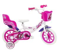F.LLI SCHIANO Bicicletta 12" Heart Con Porta Bambola Bianca