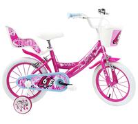 F.LLI SCHIANO Bicicletta 14" Heart Con Porta bambola Rosa