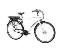 F.lli Schiano E-Moon 28" E-Bike, Bicicletta elettrica da città Motore 250W con mozzo cambio interno Shimano Nexus 7 velocità, Batteria al Litio 36V 13Ah removibile, Bianco