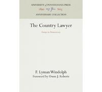 F. Lyman Windolph The Country Lawyer (Copertina rigida) Anniversary Collection