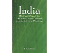 F Max Müller India (Tascabile)