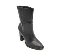 F. Milano F30-01A stivaletto pelle nero tacco T 10cm