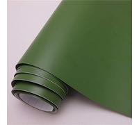 F-MINGNIAN-TOOL, Fmn-film, 1pc Grigio Opaco Nero Vinile Wrap Film Tiffany Car Wrapping Film Adesivo Foglio Air Bubble Free Bike Console Computer (Colore: Verde militare, Dimensioni: 152X30 cm)