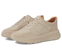 F-Mode Leather/Suede Flatform Sneakers BEIGE - Taglia 40
