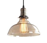 F, Nordic Style Glass Pendant Lamp, Personalized Single-head Hanging Light Lampshade, E27screw Lighting Fixtures, Porch And Aisle Decoration Pendant Light