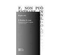 F. Perdere le cose. Frammenti di diari e copione