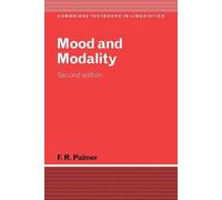 F. R. Palmer Mood and Modality (Tascabile) Cambridge Textbooks in Linguistics