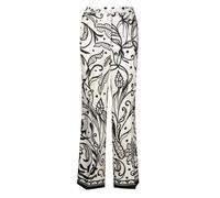 F.R.S For Restless Sleepers - Pantaloni Palazzo in Seta con Stampa Floreale - - Trousers - Donna - Bianco - S