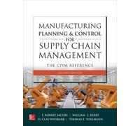 F. Robert Jacob Manufacturing Planning and Control for Supply (Copertina rigida)