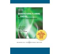 F. Robert Jacobs William Manufacturing Planning and Control for Su (Tascabile)