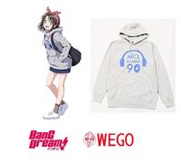 F/S BanG Dream Bandori Festa della band per ragazze Felpa con cappuccio MI...