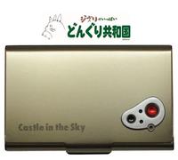 F/S Studio Ghibli Castle in the Sky Robot Soldier Metal Card Case Giappone NUOVO