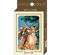 F/S Studio Ghibli Princess Mononoke Trump Card con custodia originale...