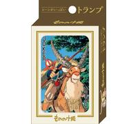 F/S Studio Ghibli Princess Mononoke Trump Card con custodia originale bloccab...