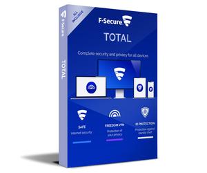 F-Secure Total Security & VPN 2026 5 Dispositivi 2 Anni