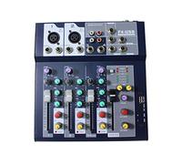 F Series 4 or 7 Multi-Channel Analog Mixer with 3-band channel equalizer & USB Audio Interface (4 Channels)