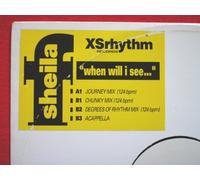 F, Sheila - F, Sheila When Will I See Journey Mix 12" 12STAS 2711 EX 1990s 12 inch, white label