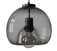 F Single Head Pendant Lamp, Modern Industrial Style E27 Light Source Personality Glass Hanging Light, Dining Room Balcony Decoration Light Fixtures