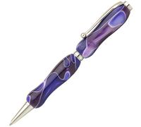 F-STYLE Acrilico Penna a Sfera Fatto a Mano Cancelleria Prezioso Viola