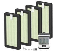 F/T 4 pezzi di ricambio HEPA compatibile con Dr. Brown's All-In-One Advanced Bottle Dryer, Advanced True Air Replacement for Baby Bottle Steriliser and Dryer