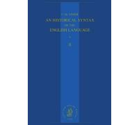 F.Th. Visser An Historical Syntax of the English Language (Tascabile)