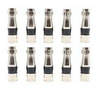 F tipo RG11 cavo coassiale/connettore raccordo a compressione con Weather Seal O-ring 10 pezzi