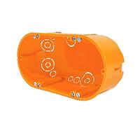 F-tronic 10 scatole di interruttori a parete cava, IP30, da incasso, 136 x 68 x 47 mm, colore: arancione