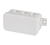 F-TRONIC, E126, Cassetta di derivazione, IP54, 85 x 44 x 40 mm, Confezione da 10, Grigio