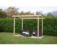 Pergola In Legno Impregnato Eco 3,00 X 3,00 X 2,40 M