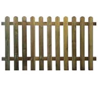 F-U Recinzione in Legno, PANELLO DI RECINZIONE, 100x180 cm, Tavoletta impregnata, Giardino