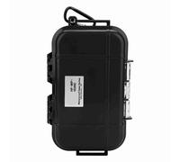 F&Y Box di stoccaggio di shock - contenitore esterno con imbottitura in gomma per strumenti ed elementi essenziali (Nero)