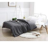 F.Y.Dreams - Copripiumino per coperta pesata 60"x80" duvet cover 100% cotone grigio scuro.
