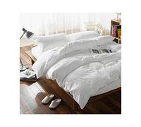 F.Y.Dreams - Copripiumino per coperta pesata 60"x80" duvet cover 100% cotone lavato bianco.