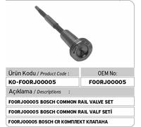 F00RJ00005 Bosch Common Rail Set di valvole per iniettori per 0445120002