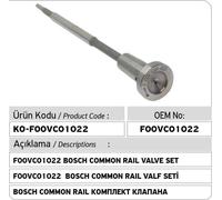 F00VC01022 Set valvola iniettore Common Rail Bosch per 0445110084