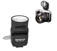 F02 Mini fotocamera Flash - Fotocamera Flash compatta e portatile con GN8, universale, porta di ricarica Type-C, temperatura di colore 6200K per migliori effetti di riempimento della fotocamera