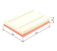 Filtro aria BOSCH F 026 400 055