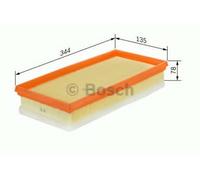 F026400172 CARTUCCIA FILTRO DI ARIA S0172, AUDI 1K0129620E, SEAT 1K0129620E, SKO