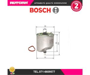 F026402862 Filtro carburante (MARCA-BOSCH).