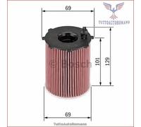 Filtro olio BOSCH F 026 407 011