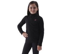 F052 Jr - felpa in pile - bambina Black