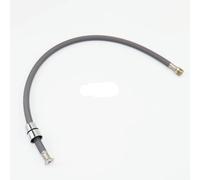 F1/2 M15*1 Tubo flessibile per rubinetto estraibile - 50/60/150cm in Nylon per Cucina - Nero e Grigio - Idraulico - Tubo rotante - 60cm Grigio