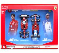 Merchandising Bburago: 2 Pack F1 Ferrari Sf-25 #16 Charles Leclerc 1:43