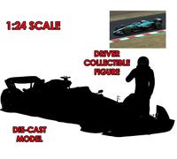 F1 Aston Martin Amr 25 2025 Con Alonso Figura - 1:24 Die-cast Model Modelli In S