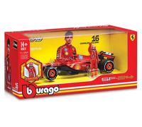Merchandising Bburago: F1 Ferrari Sf-24 2024 #16 W/Leclerc Figure - 1:24