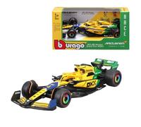 F1 McLAREN MCL38 2024 MONACO GP Livrea Senna 30th anniversario - Formula 1 - LANDO NORRIS 4 - Scala 1:43 12cm - Bburago 18-38214-N
