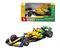 F1 McLAREN MCL38 2024 MONACO GP Livrea Senna 30th anniversario - Formula 1 - OSCAR PIASTRI 81 - Scala 1:43 12cm - Bburago 18-38214-P