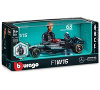 F1 Mercedes W15 E Performance 2024 Russell #63 Scala 1:24